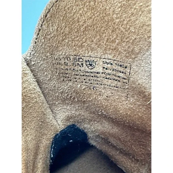 Ariat Men's Rambler Western Cowboy‎ Boots Brown Size 10D Square Toe - Picture 7 of 14